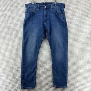 BONOBOS Jeans Men 38/32 Blue Medium Wash Slim Straight Leg Mid Rise Stretch